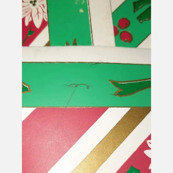 Vintage tc Christmas present placemats - Picture 5 of 6